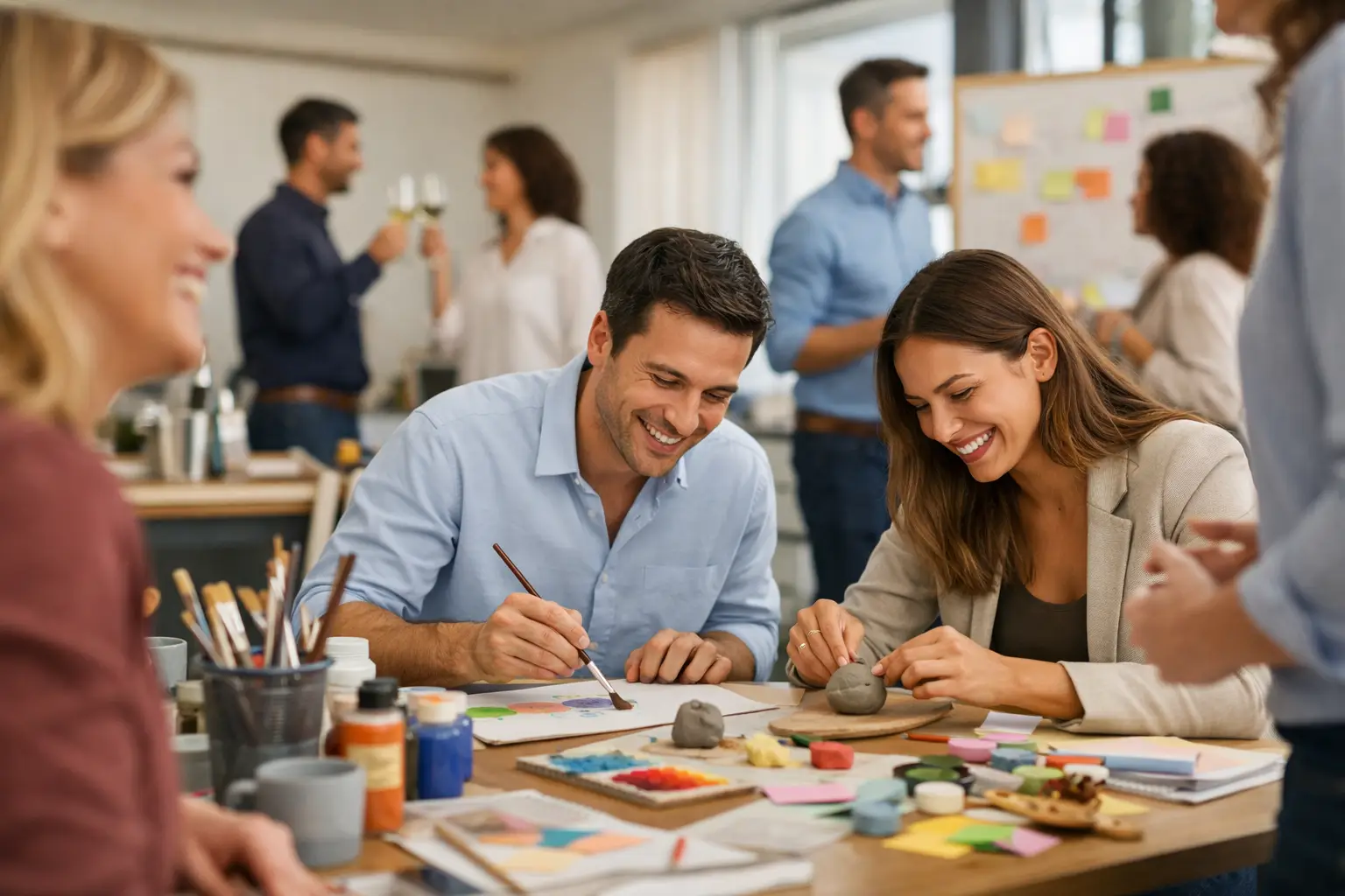 Firmenfeier mit Kreativ-Workshop planen