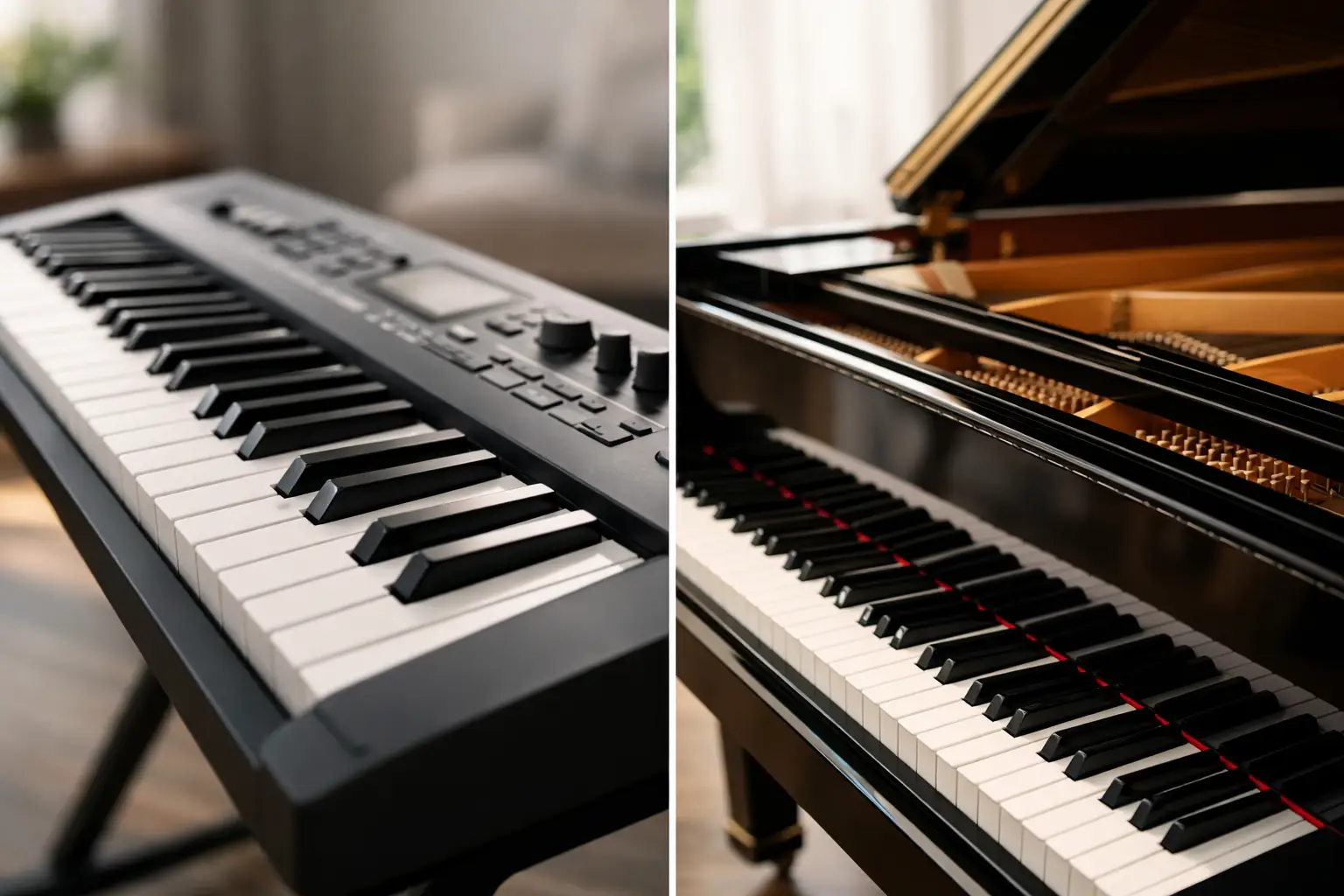 Keyboardunterricht oder Klavierunterricht?