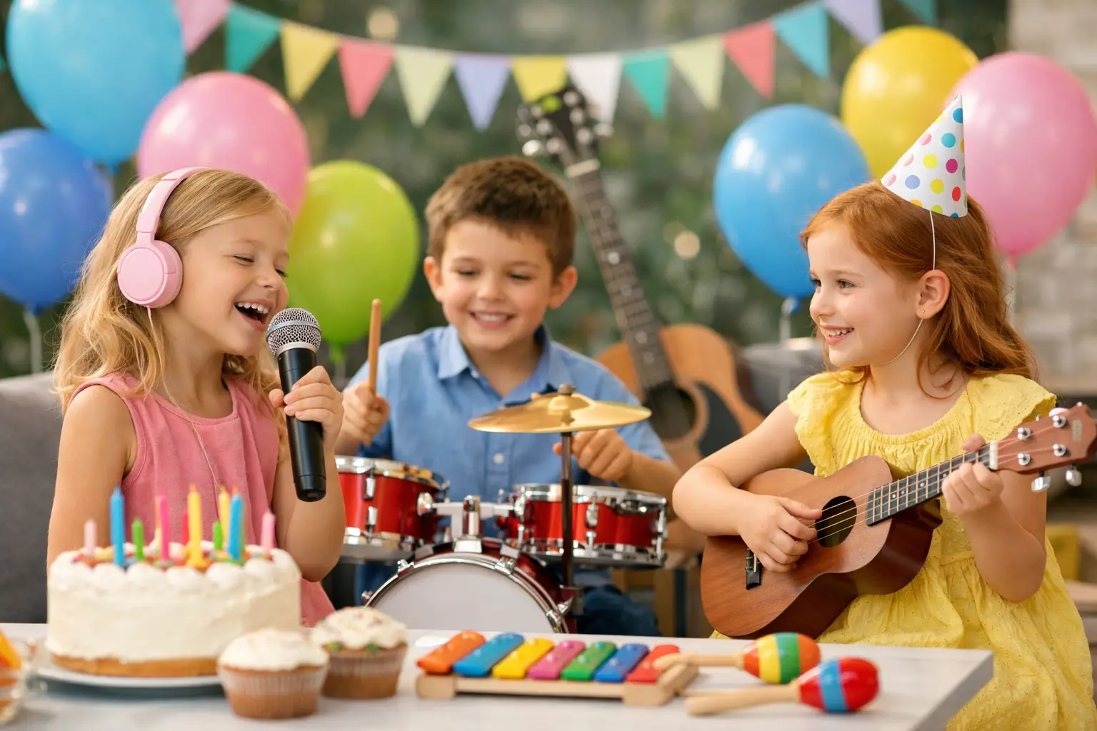 Ideen für musikalische Kindergeburtstage
