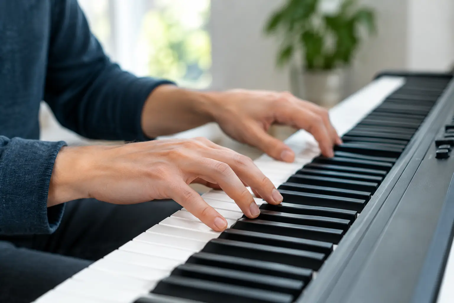 Keyboard Akkorde flüssig spielen lernen