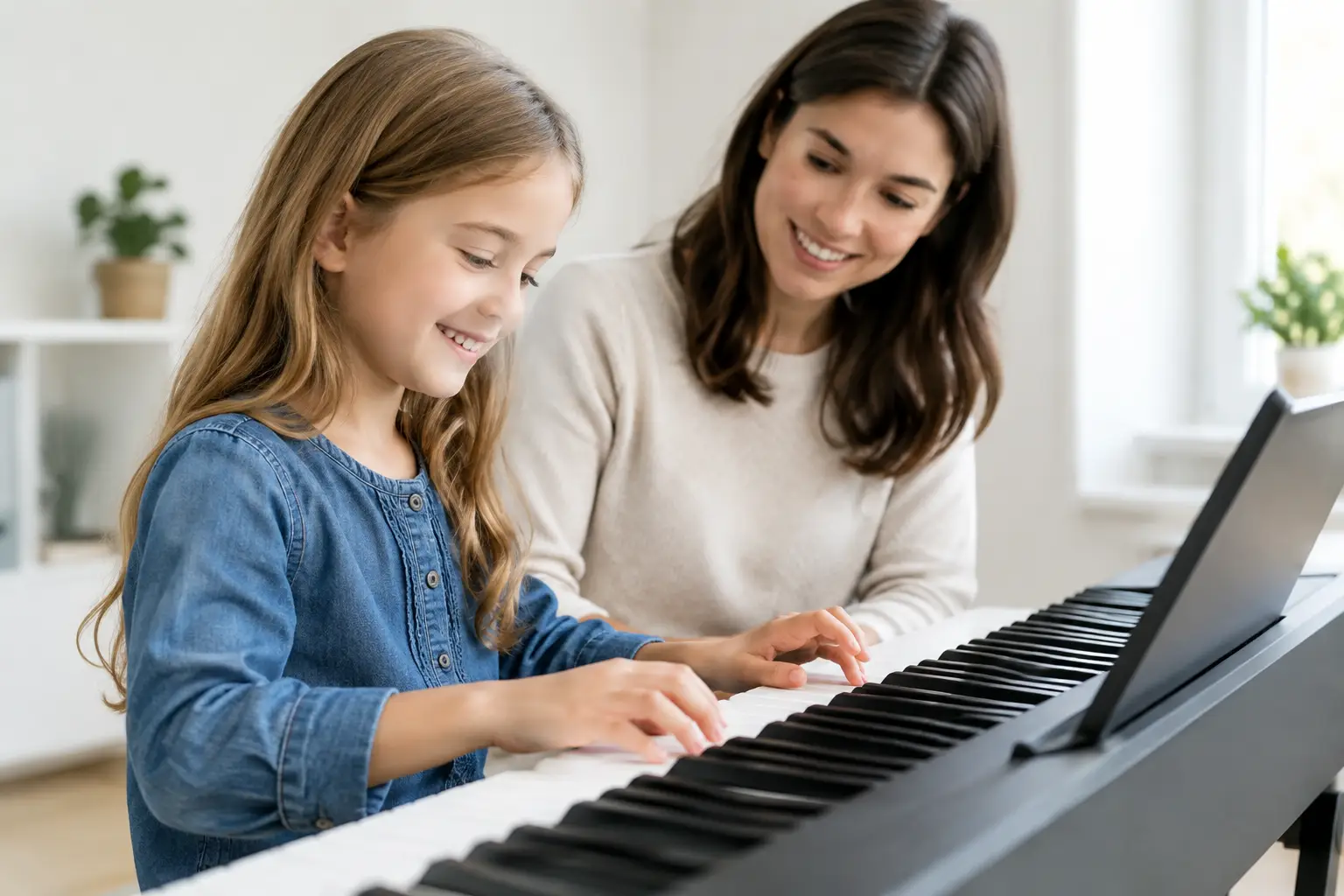 Keyboardunterricht für Kinder mit Freude lernen