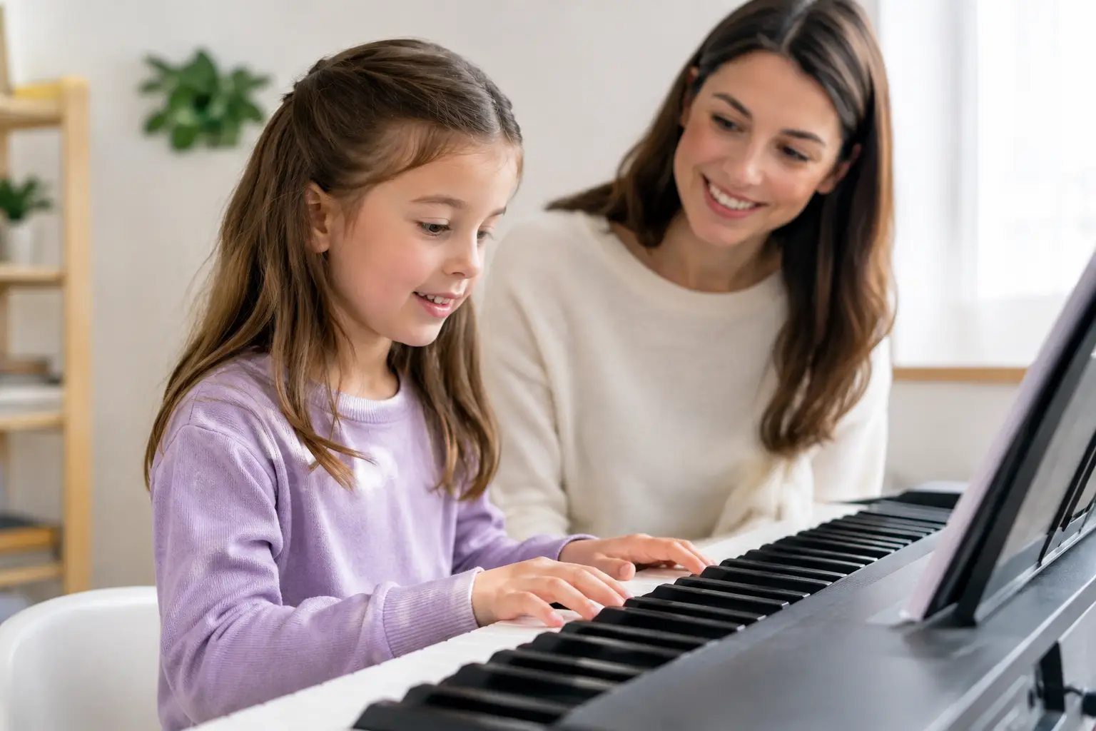 Wann beginnt Keyboardunterricht für Kinder?