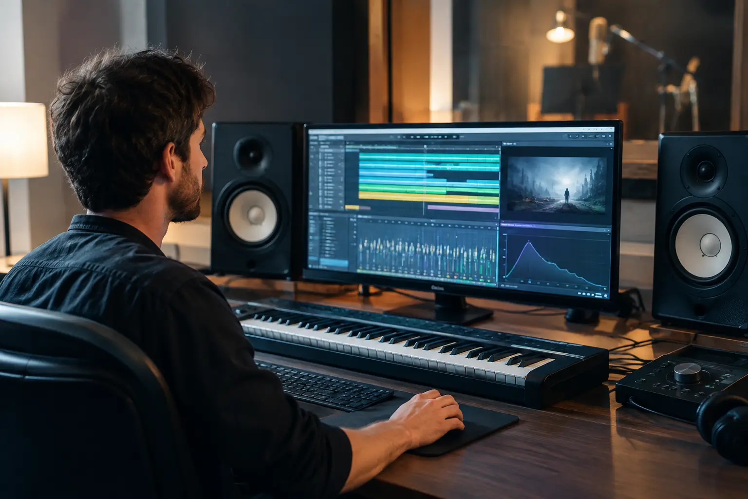 Wie entsteht Filmmusik im Studio für einen Film?